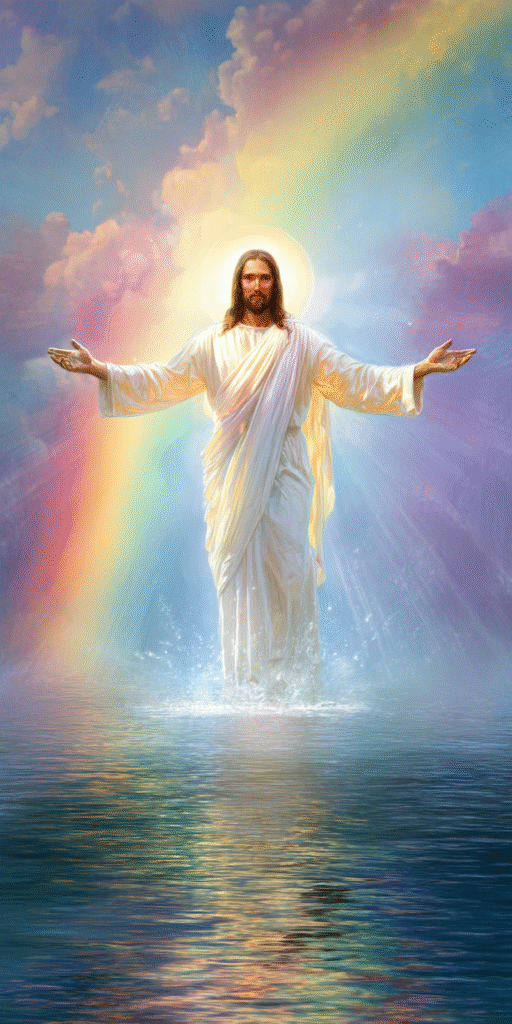 4 Jesus Christ standing on water with arms outstretched to th ace70c7e 6a73 4b74 98e0 0356ea5cde65 1