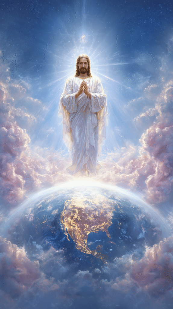 A beautiful digital artwork of Jesus with his hands folded in 79904d59 a316 49c3 ae11 e5324c6874dc 2