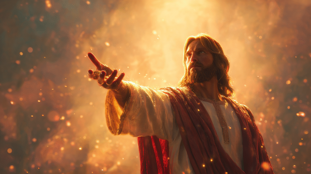 A compassionate man with long brown hair and a beard wearing 20b8d036 3ff7 415a 88cf 3df9e3b82b6d 2