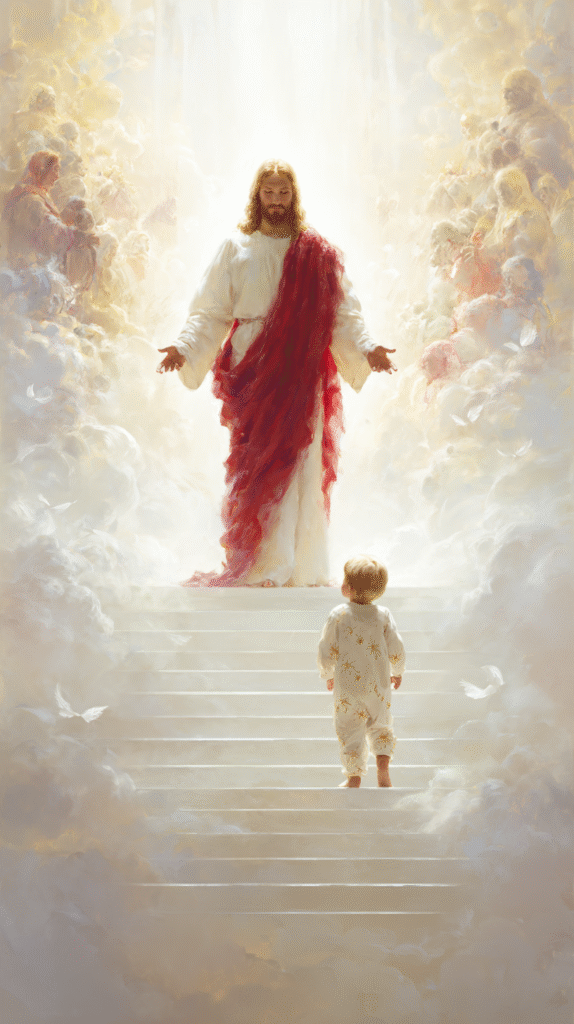 A divine ultra realistic scene of Jesus Christ standing at th 717321db 360d 4b9f 969b 3a310f2d03dc 1