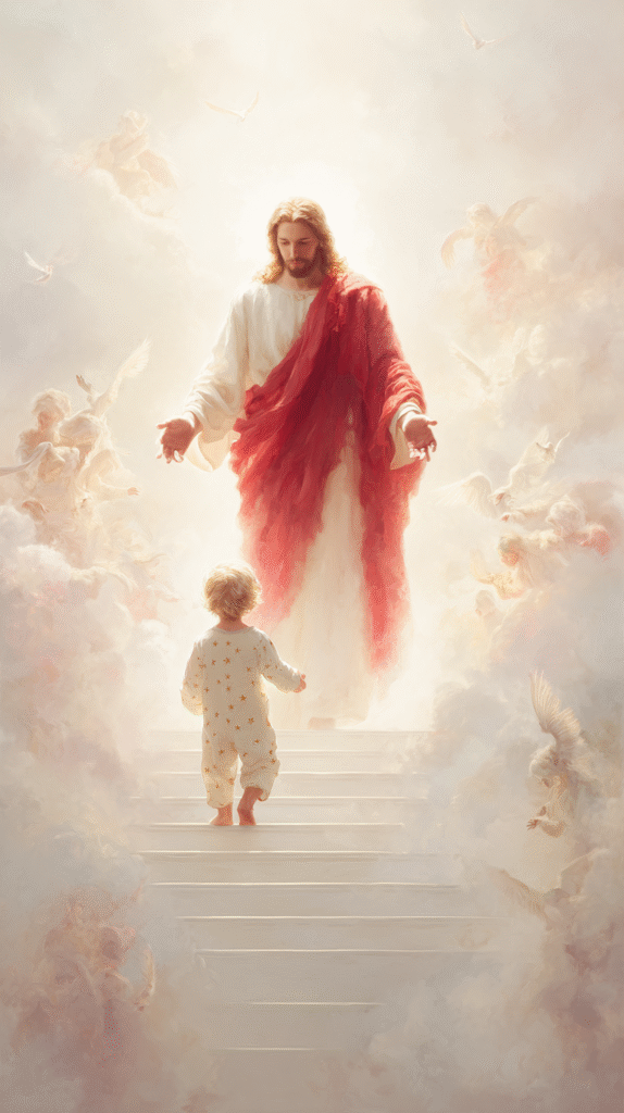 A divine ultra realistic scene of Jesus Christ standing at th 717321db 360d 4b9f 969b 3a310f2d03dc 3