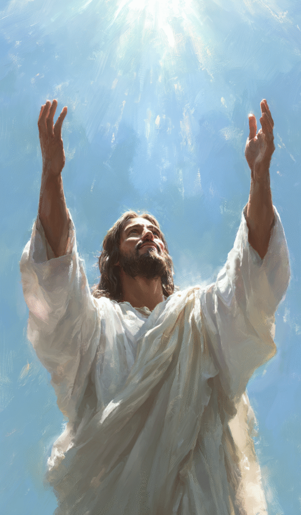 A handsome Mann with his hands raised looking up at the shini 9dee900e d0fa 473d a5f8 d25b743138d9 3