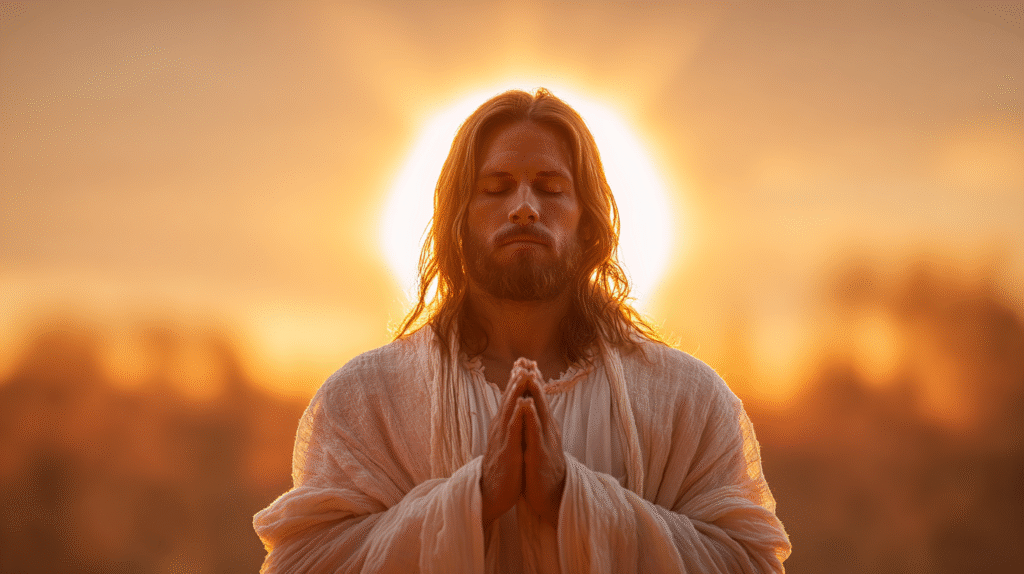 A highly realistic portrait of Jesus Christ with long hair an d6aaae14 0269 4aaf 8afb a52db4db9db4 0