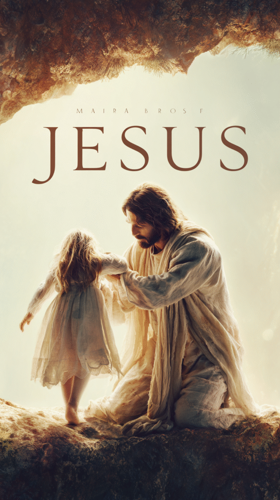 A movie poster for Jesus depicts a front facing view of Jesus d4b346b5 d327 4f8d a48c b11d9962fe18 0