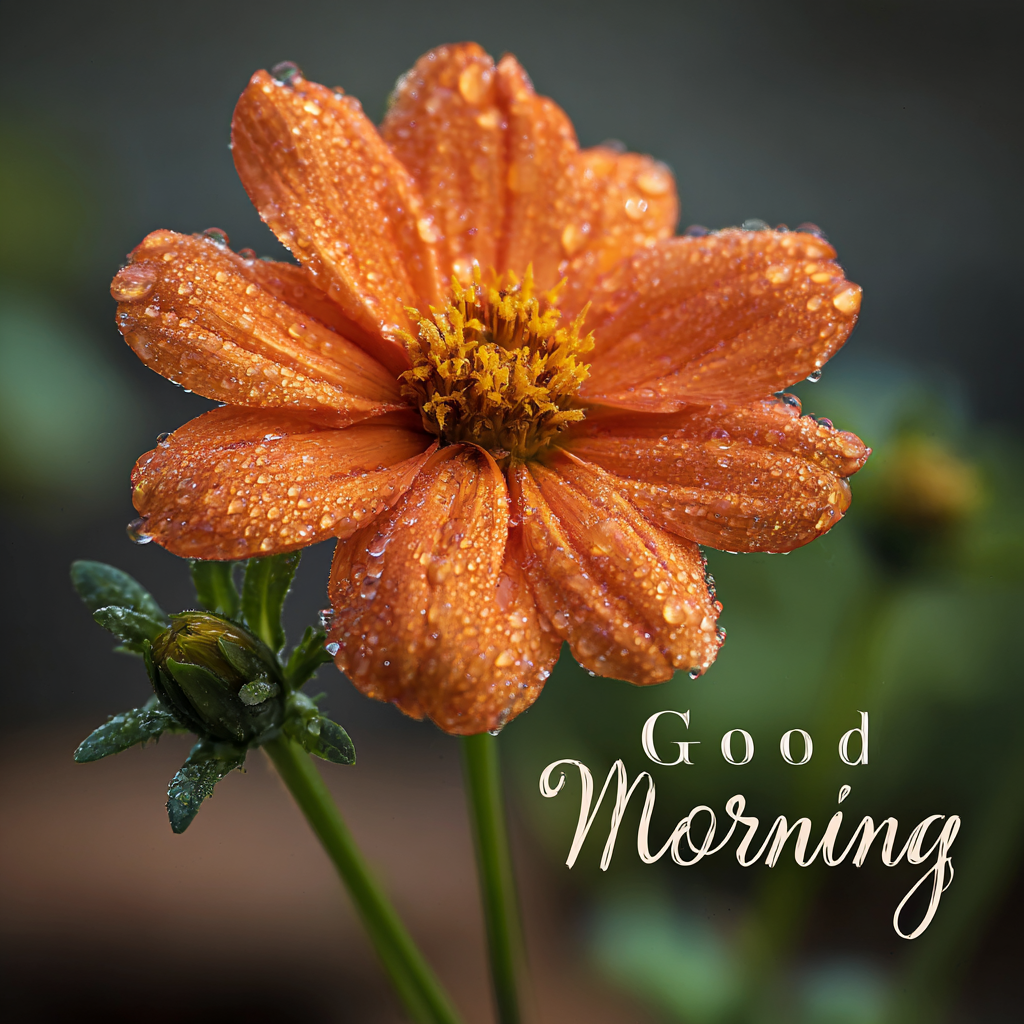 Attractive Good Morning image with flower good morning text e3e6c500 519e 4dcd b1b5 5af8e69e7939 2
