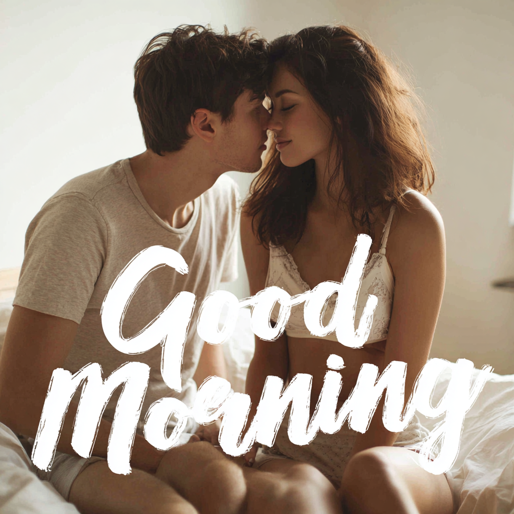 Attractive Good Morning image with good morning text couple f7525256 7de2 48c7 bd7d cdf7e9875cdb 3