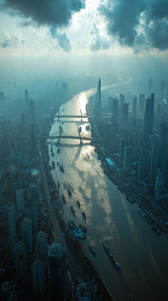 Cinematic Documentary photography of colossal 3km megastructu 0f1a4297 8d51 4bdd 9fc2 3c9ed9ce260b 0