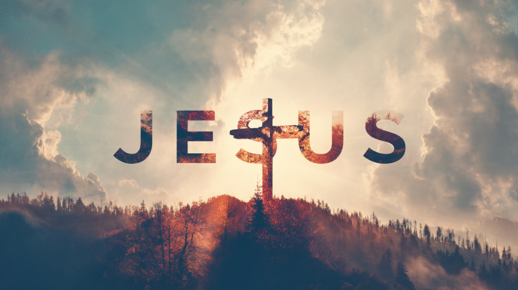 Create a double exposure image of a cross on a hill with sunl 59adfd6e 1a7d 4b1c a709 cd4ba6123ba5 2