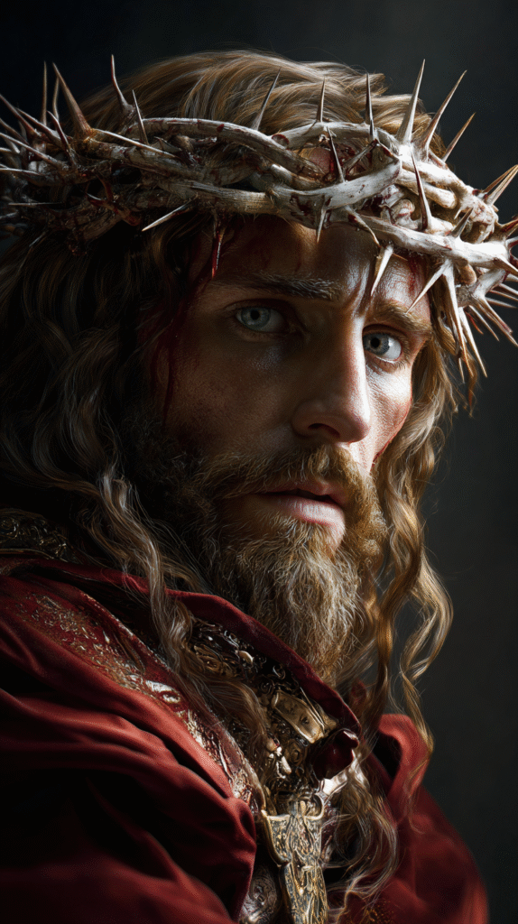 Create a hyper realistic picture of traditional Jesus Christ bcf412d8 d239 435b af15 45f485a542f2 2