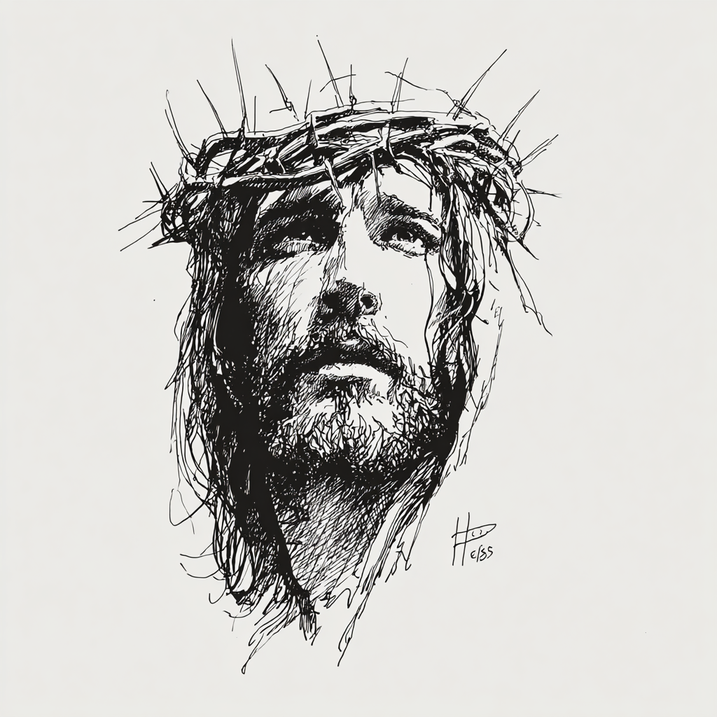 Create me a very simplistic design of jesus very meaningful u ae5ad604 aa5e 4bab a8f9 525b9dbe7d86 0