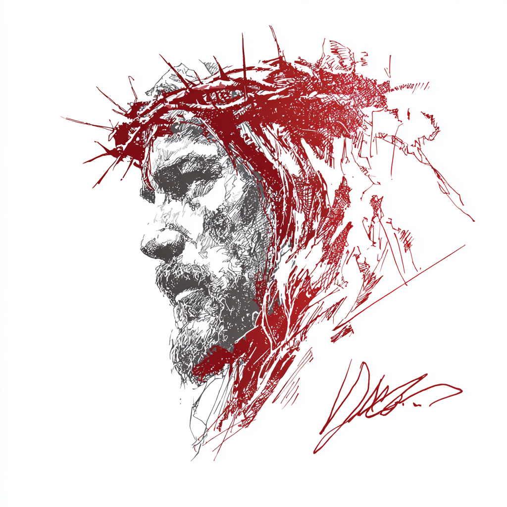Create me a very simplistic design of jesus very meaningful u ae5ad604 aa5e 4bab a8f9 525b9dbe7d86 2