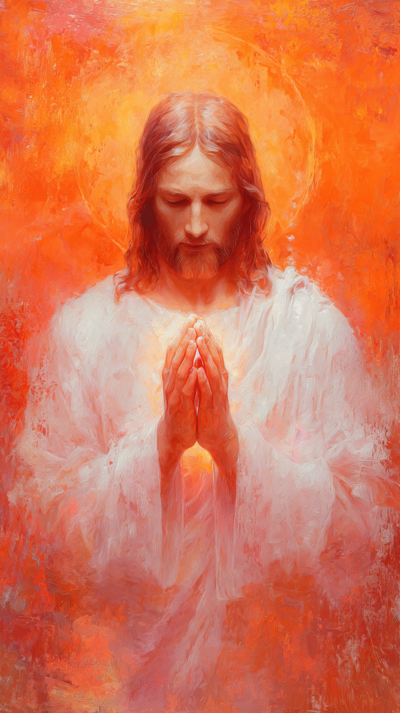 Create the Lord Jesus painterly type image on a pristine whit d7d1ce0c 9945 4f57 b059 4e18f683e28a 1
