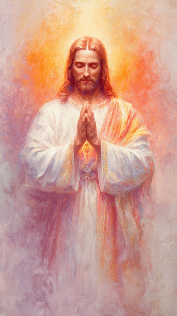 Create the Lord Jesus painterly type image on a pristine whit d7d1ce0c 9945 4f57 b059 4e18f683e28a 3