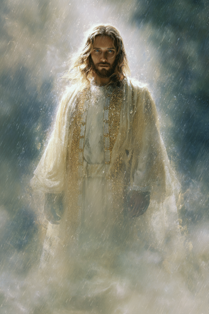 Half portrait of Jesus Christ standing in the middle of a sto ae78c94f 03dd 4f70 b7b7 79e35a622173 1