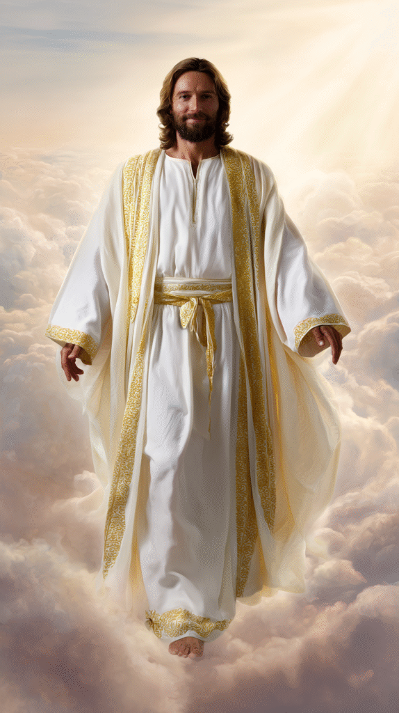 Help me generate the whole body of Jesus. He is smiling and l 3f14e5e6 f0a7 4227 b0ba 59aa836423fe 0