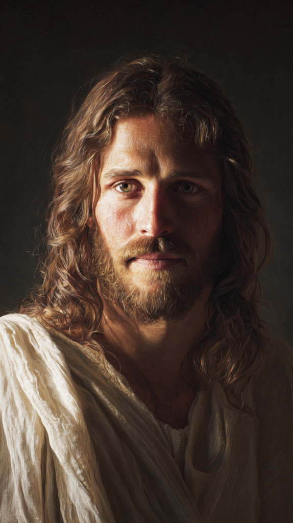 Hyperrealistic medium shot of Jesus Christ front facing peace 179d000f 84e6 41ab b46a 597428aa8b5d 2