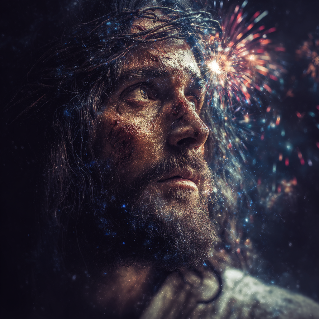 Independence July 4th with Jesus in the middle face forward cc52b81a b772 438b a360 7a406f0633bb 2