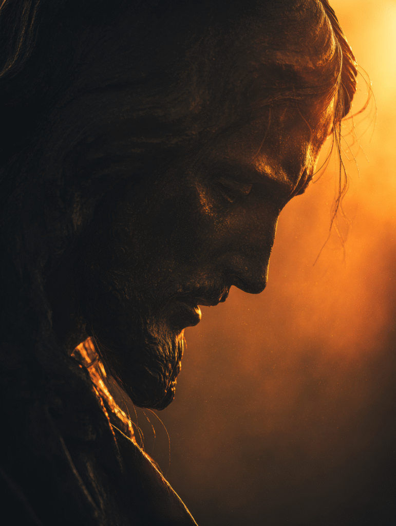 Jesus Christ very high contrast golden hour sunset colorful p 2c0e8c43 2297 4d40 8cbe 0349a1304040 0