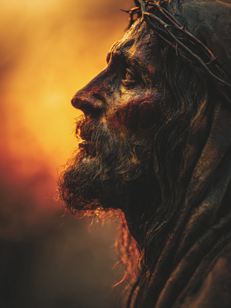 Jesus Christ very high contrast golden hour sunset colorful p 5daf3fe4 0565 4dd7 9259 347be0028262 0