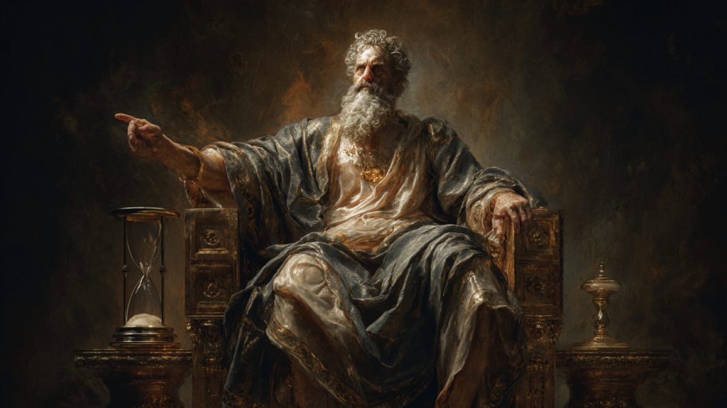 Oil painting Biblical style mysterious and captivating dark t 8977b38b 30e3 45ce 8902 5e047c7e0a79 1