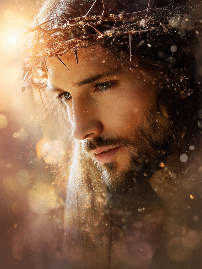 The image depicts Jesus with the crown of thorns in an elegan 2a988b5a dc07 4959 adb5 3252486b5958 1