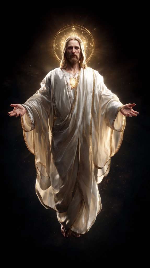 Ultra photorealistic full body of Jesus Christ standing with e7bcf472 614d 48cd b0e7 3ca6623a09a9 3
