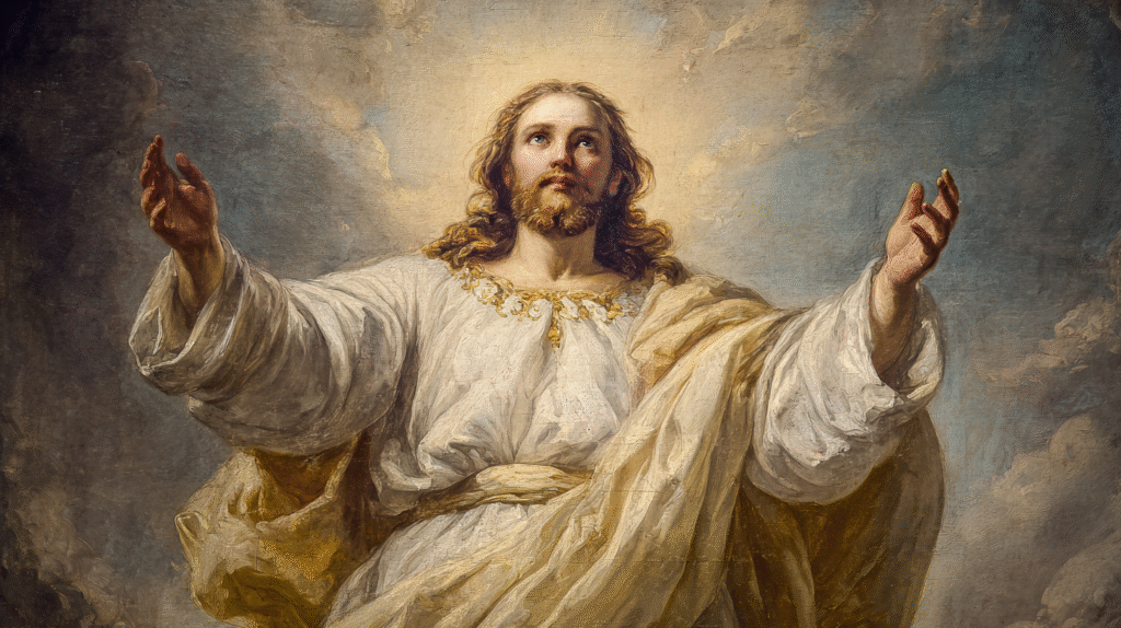 a beautiful painting of Jesus Christ Renaissance style he is 7712c8b0 7a5d 4987 8024 7d59b8a505c2 1