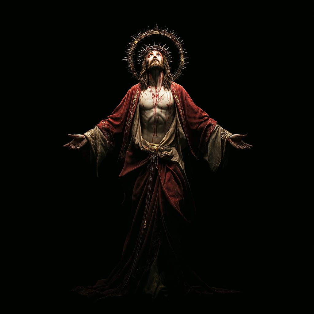 a screensaver of Jesus Christ full body sacred illustrated 03c7b497 47e5 4ff8 91c2 175e8cbd1cd0 0