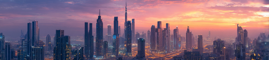 front panorama shot a futuristic cityscape of dubai showcasi 16ec9ee2 f306 4f56 8a21 3f15e3c6e574 3