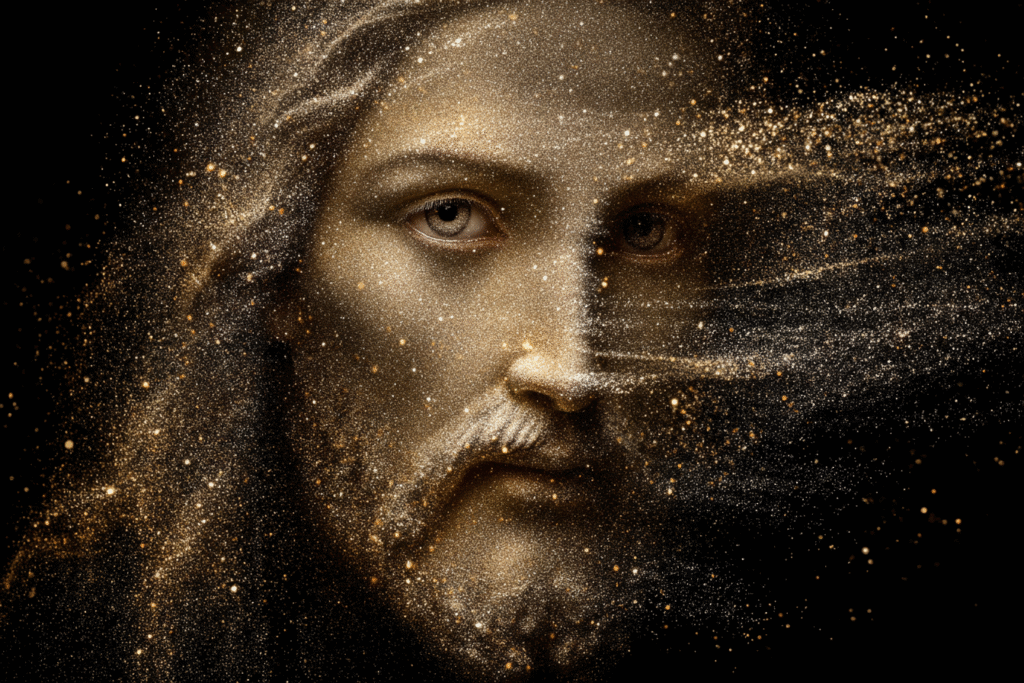 imagine prompt face of Jesus Christ as seen on the Shroud of 88109980 e521 44fa 95ca 383210e05df5 0