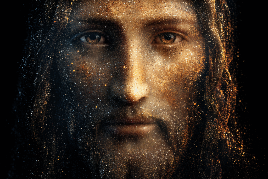 imagine prompt face of Jesus Christ as seen on the Shroud of 88109980 e521 44fa 95ca 383210e05df5 3