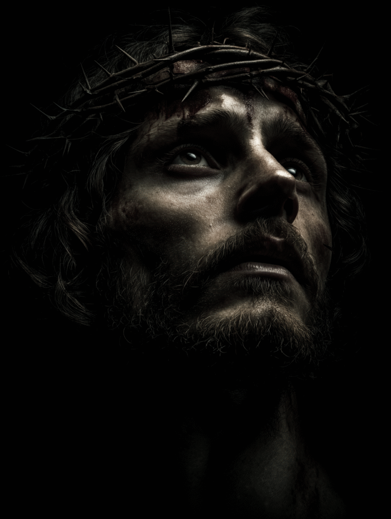 make image realistic of Jesus Christ facing slightly upwards eb6ddfbf a22d 45e9 8ca2 918b9cef54c0 0