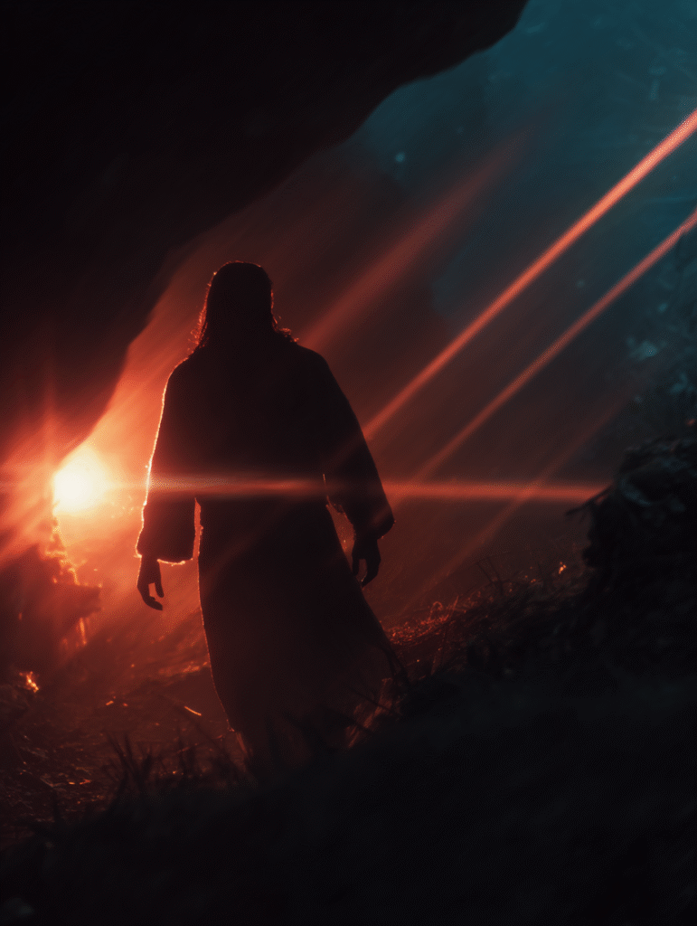 vamos desenvolver uma arte conceitual de Jesus de costas j em 3cc61e5b bdb2 4243 bea1 f1b13021e96c 2