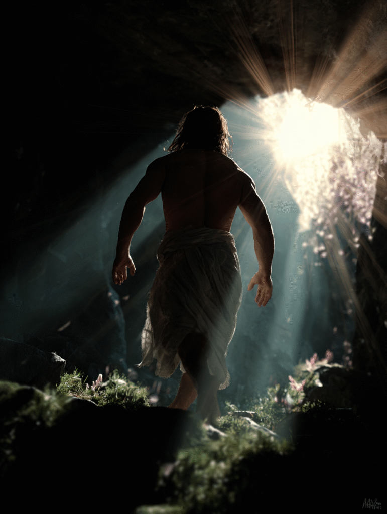 vamos desenvolver uma arte conceitual de Jesus de costas j em 3cc61e5b bdb2 4243 bea1 f1b13021e96c 3