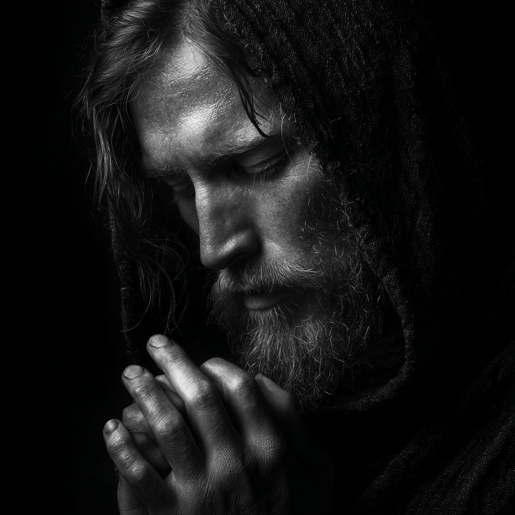 white jesus praying black background v 7 b588d3b7 f996 4ef4 976d 2850b717da86 1