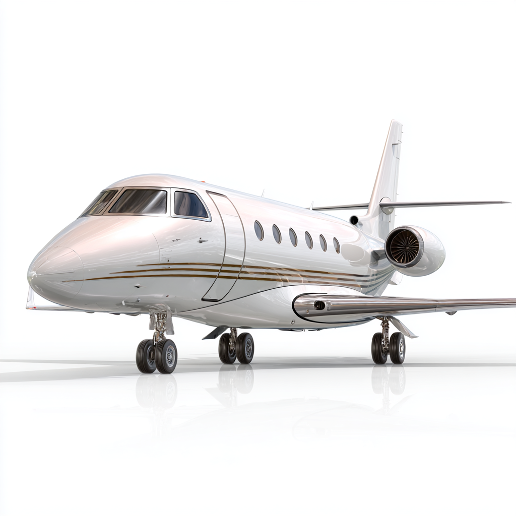 A luxury private jet with polished fuselage tinted windows an 02265b88 33fd 41c7 9f52 bf031c22b09a 0