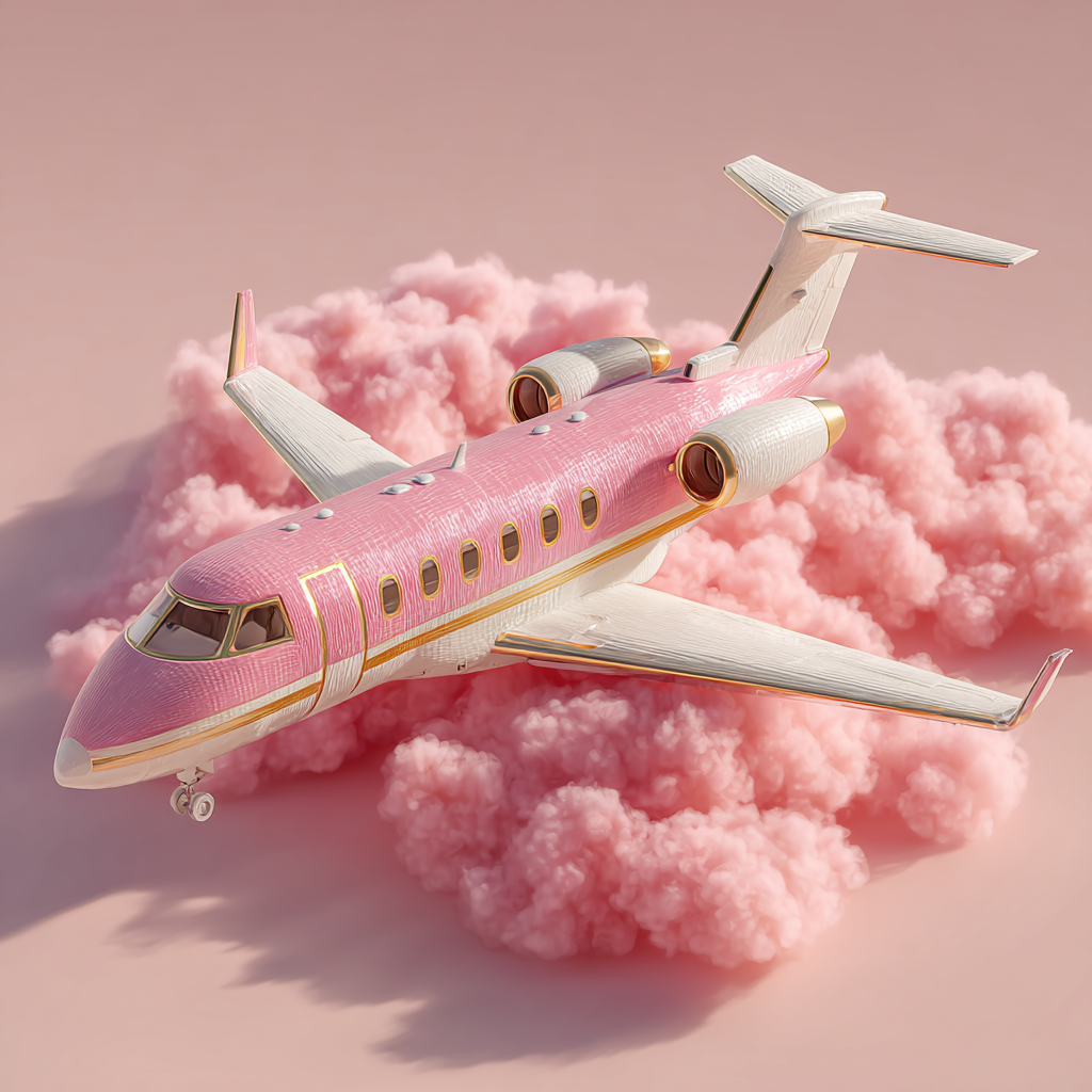 From a top down perspective a fashionable private jet is depi d41c38dc b760 401f 9ab2 4007a7db26eb 2