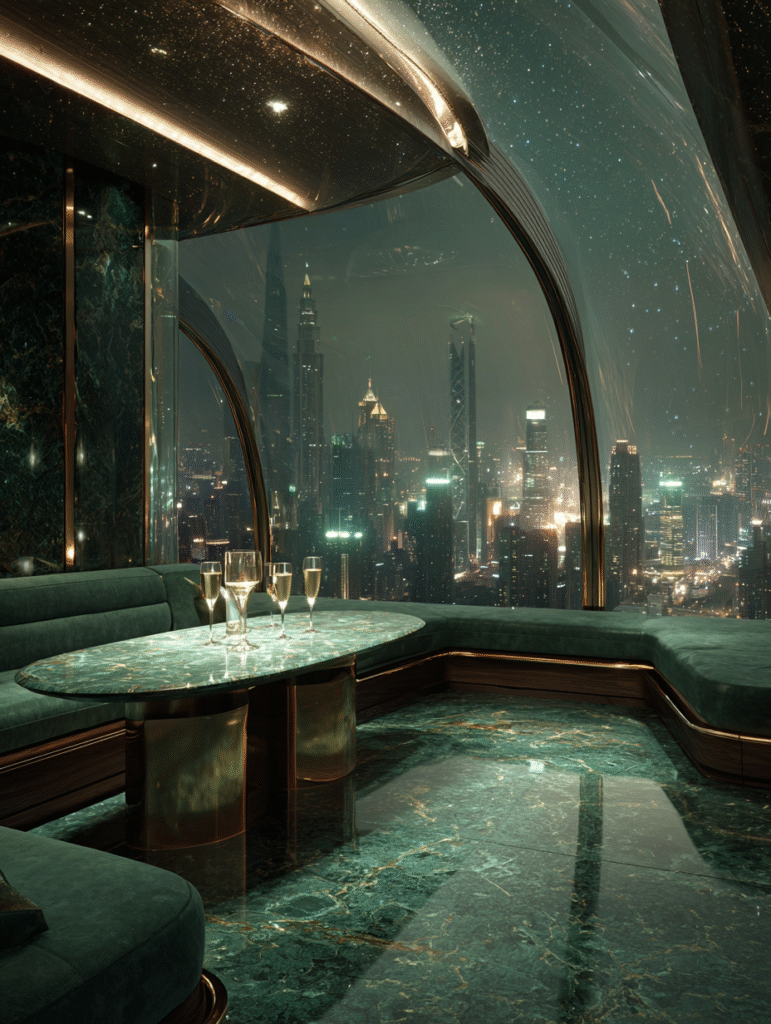 Private jet lounge interior emerald and gold luxury design ma 89c2a7f6 5a8f 4406 8b66 9537d62e1346 2