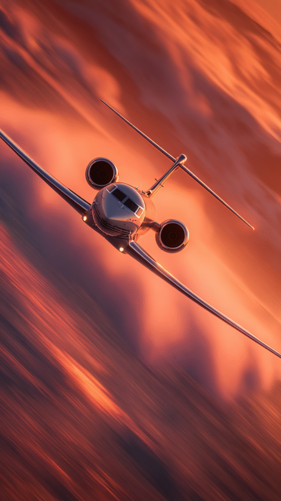 a Gulfstream G700 leaning into a turn diagonal angle right fa 626d9360 c8df 4118 b31b 12e1b9422452 1