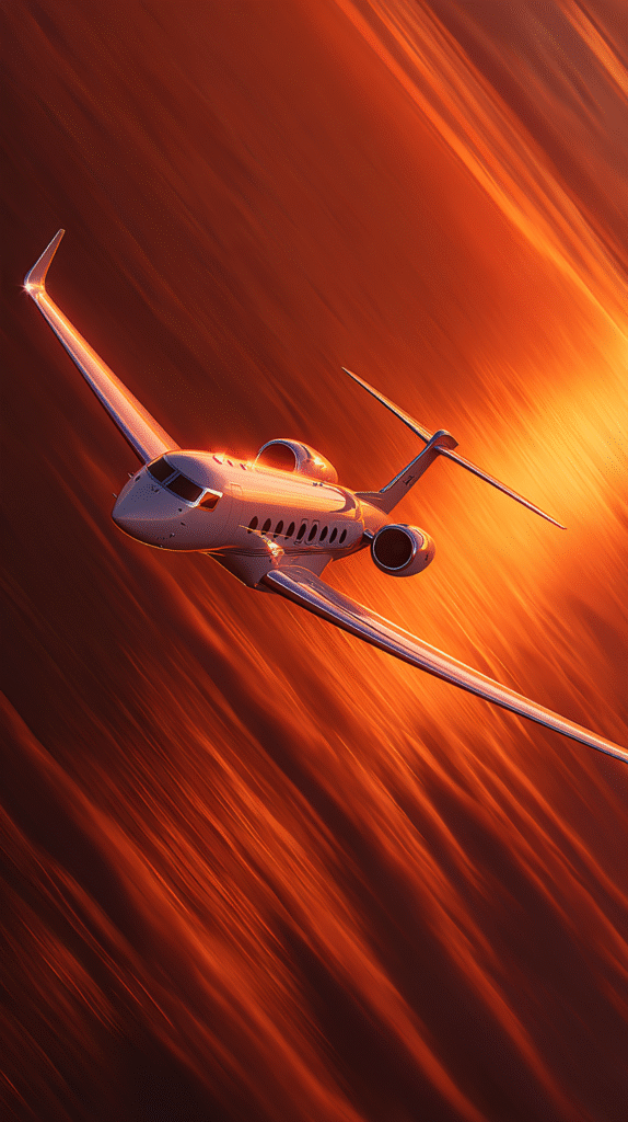 a Gulfstream G700 leaning into a turn diagonal angle right fa 626d9360 c8df 4118 b31b 12e1b9422452 2