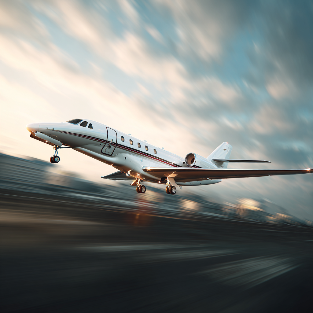 a private jet taking off detailed realistic photograph raw bf7466a3 35cd 4e70 b6d9 4e7f5b7d323f 0