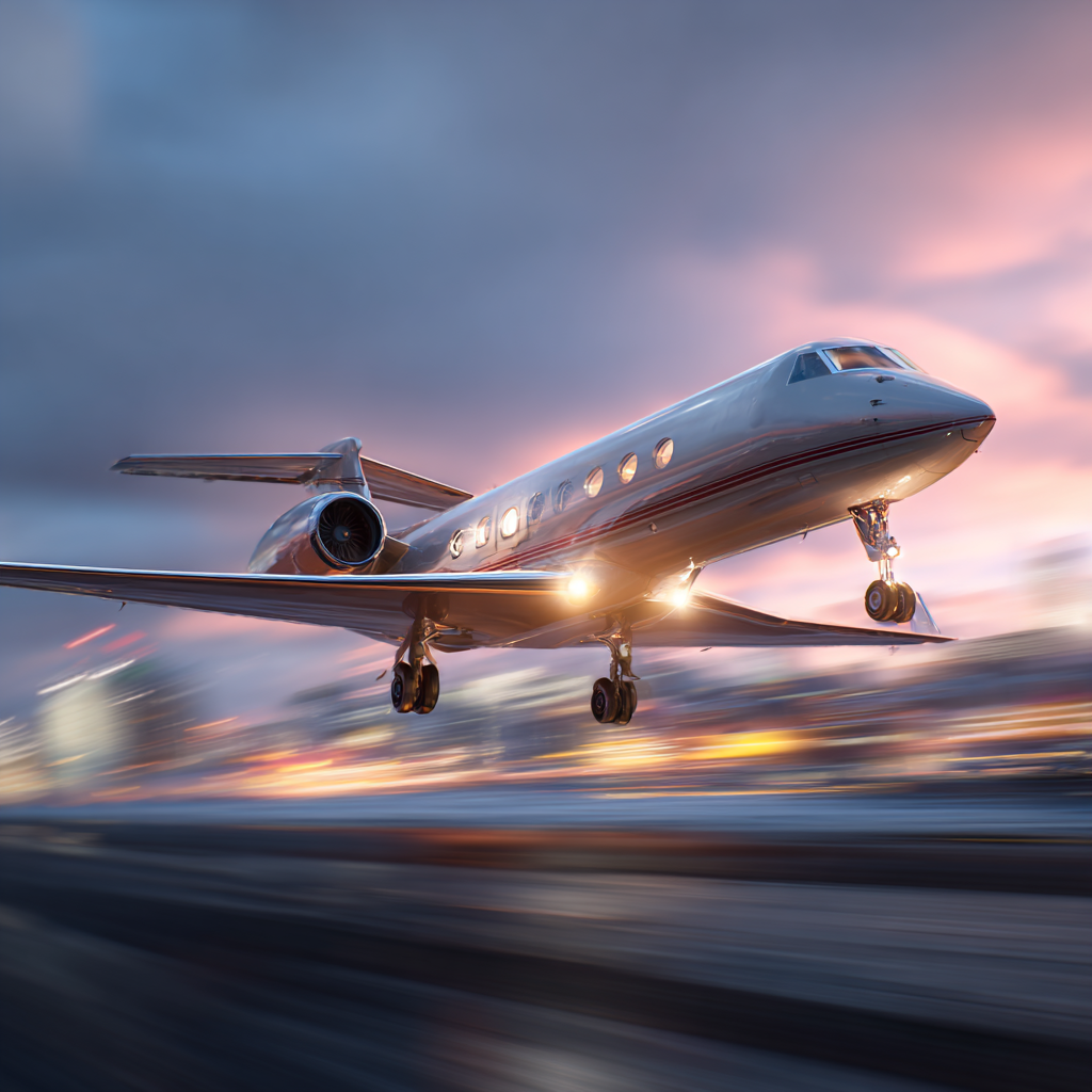 a private jet taking off detailed realistic photograph raw bf7466a3 35cd 4e70 b6d9 4e7f5b7d323f 1