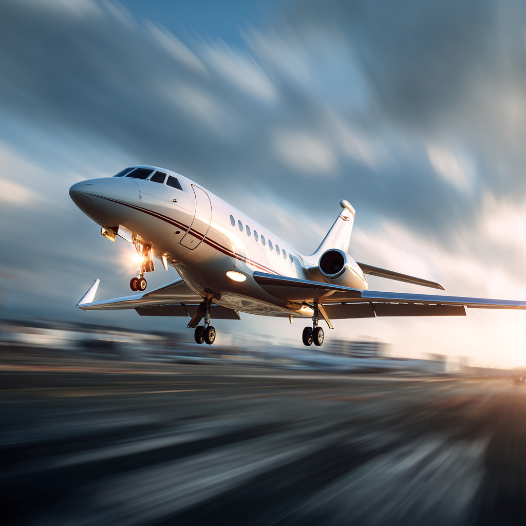 a private jet taking off detailed realistic photograph raw bf7466a3 35cd 4e70 b6d9 4e7f5b7d323f 3