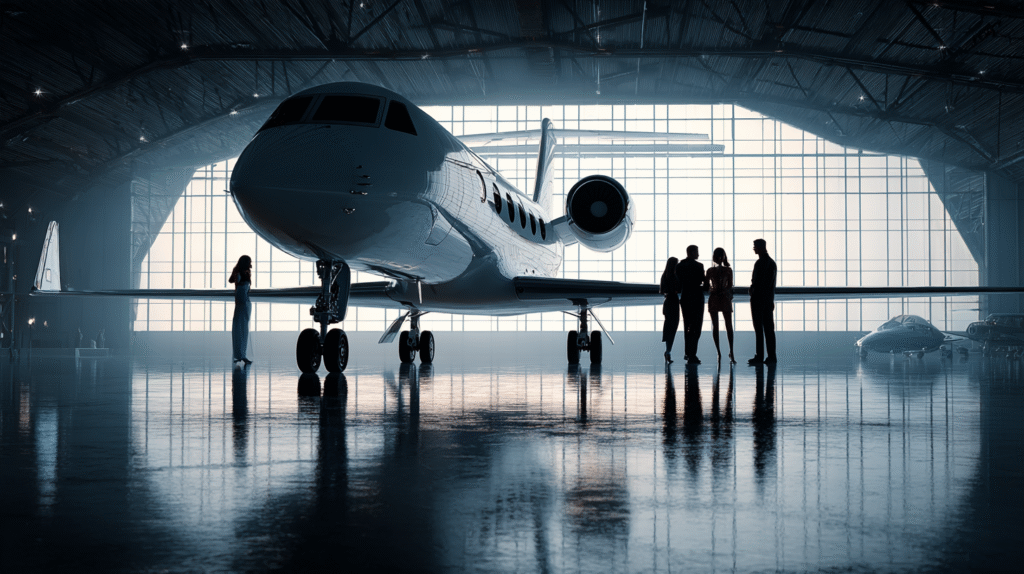 beautiful people boarding a private jet in a hanger ar 169 96976498 ca10 4074 9411 23d7460c1703 1