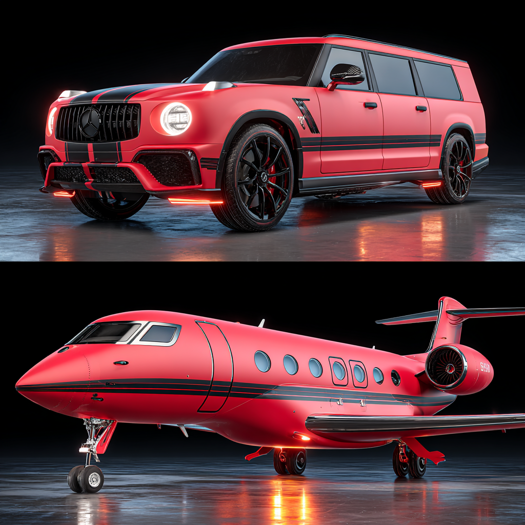 g600 realistic jet exterior custom made color Matte red satin 04c70228 edf7 4cc4 802f 9d983259fd94 1